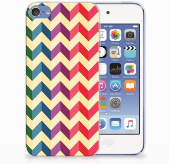 B2Ctelecom iPod Touch 5 | 6 Uniek TPU Hoesje Zigzag Color