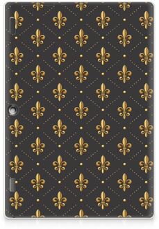 B2Ctelecom Lenovo Tab 10 Uniek Design TPU Hoesje Franse Lelie