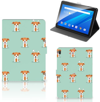 B2Ctelecom Lenovo Tab E10 Flip Case Pups