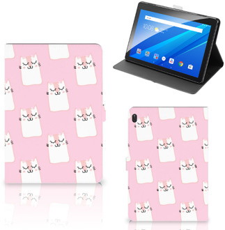 B2Ctelecom Lenovo Tab E10 Flip Case Sleeping Cats