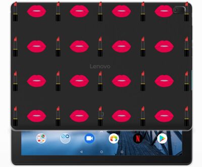 B2Ctelecom Lenovo Tab E10 Hippe Hoes Lipstick Kiss