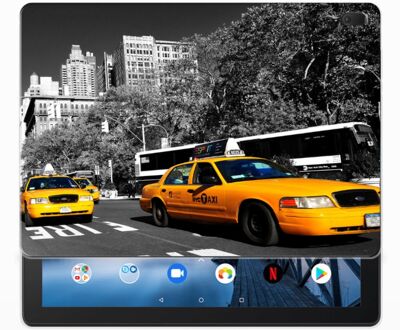 B2Ctelecom Lenovo Tab E10 Hippe Hoesje New York Taxi