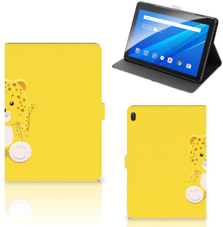 B2Ctelecom Lenovo Tab E10 Hippe Tablet Hoes Baby Leopard