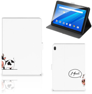 B2Ctelecom Lenovo Tab E10 Hippe Tablet Hoes Cow