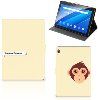 B2Ctelecom Lenovo Tab E10 Hippe Tablet Hoes Monkey