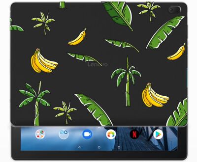 B2Ctelecom Lenovo Tab E10 Siliconen Hoesje Banana Tree