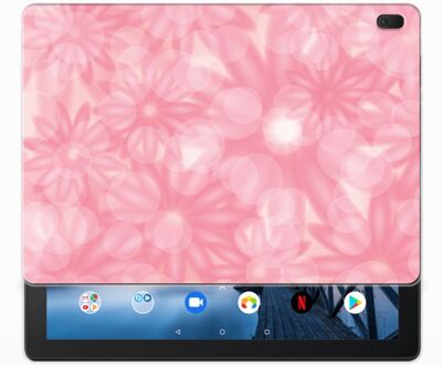 B2Ctelecom Lenovo Tab E10 Siliconen Hoesje Spring Flowers