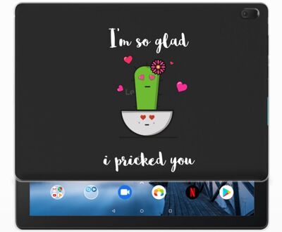 B2Ctelecom Lenovo Tab E10 Tablet Back Cover Cactus Glad