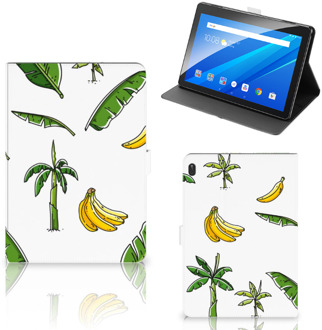 B2Ctelecom Lenovo Tab E10 Tablet Cover Banana Tree