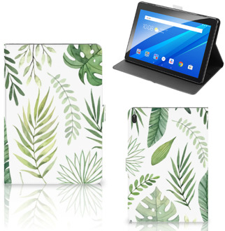 B2Ctelecom Lenovo Tab E10 Tablet Cover Leaves