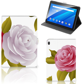 B2Ctelecom Lenovo Tab E10 Tablet Cover Roses