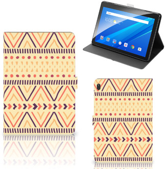 B2Ctelecom Lenovo Tab E10 Tablet Hoes Aztec Yellow