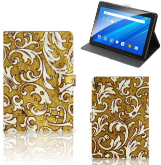 B2Ctelecom Lenovo Tab E10 Tablet Hoes Barok Goud