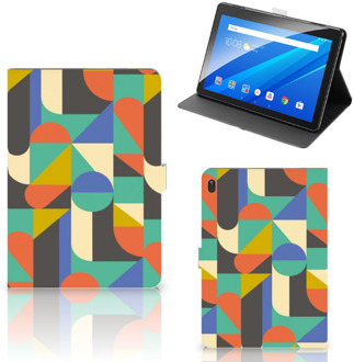 B2Ctelecom Lenovo Tab E10 Tablet Hoes Funky Retro