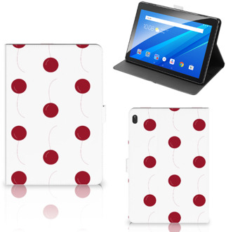 B2Ctelecom Lenovo Tab E10 Tablet Stand Case Cherries