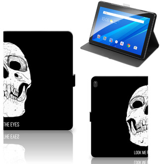 B2Ctelecom Lenovo Tab E10 Tablettasje Skull Eyes