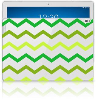 B2Ctelecom Lenovo Tab P10 Hippe Hoes Zigzag Groen