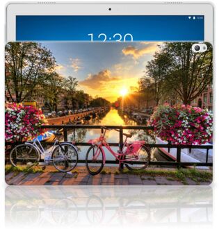 B2Ctelecom Lenovo Tab P10 Hippe Hoesje Amsterdamse Grachten