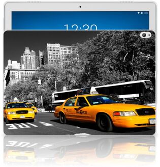 B2Ctelecom Lenovo Tab P10 Hippe Hoesje New York Taxi