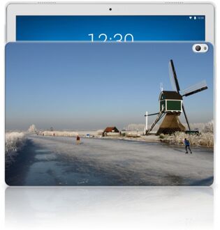 B2Ctelecom Lenovo Tab P10 Hippe Hoesje Schaatsers Friesland