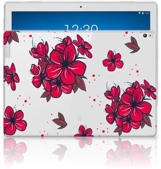 B2Ctelecom Lenovo Tab P10 Siliconen Hoesje Blossom Rood