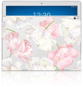 B2Ctelecom Lenovo Tab P10 Siliconen Hoesje Lovely Flowers