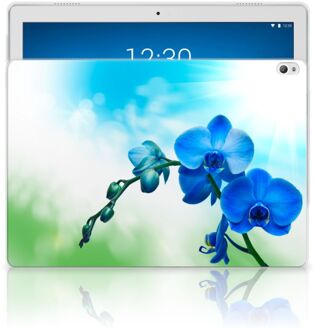 B2Ctelecom Lenovo Tab P10 Siliconen Hoesje Orchidee Blauw