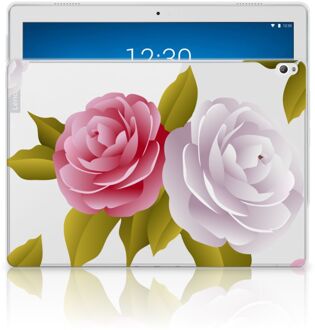 B2Ctelecom Lenovo Tab P10 Siliconen Hoesje Roses