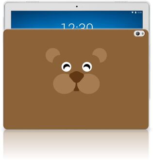 B2Ctelecom Lenovo Tab P10 Tablet Back Cover Bear Brown