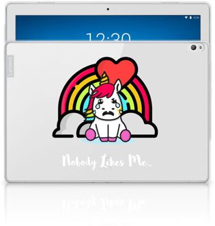 B2Ctelecom Lenovo Tab P10 Tablet Back Cover Unicorn Nobody