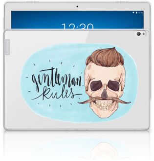 B2Ctelecom Lenovo Tab P10 Tablet BackCover Gentleman Skull