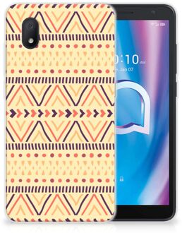 B2Ctelecom Leuk Case Alcatel 1B (2020) Telefoonhoesje Aztec Yellow