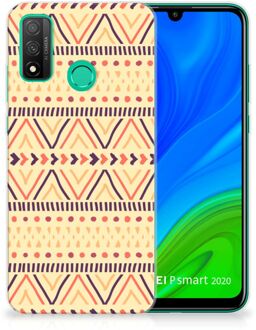 B2Ctelecom Leuk Case Huawei P Smart 2020 Telefoonhoesje Aztec Yellow