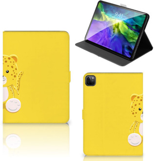 B2Ctelecom Leuk Case iPad Pro 11 (2020) Hoes met Standaard Baby Leopard