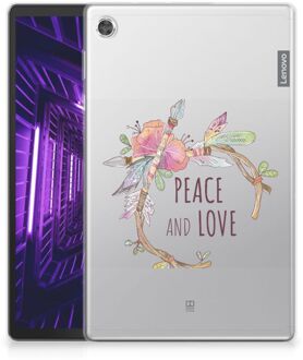 B2Ctelecom Leuk Case Lenovo Tab M10 Plus Cover Boho Text met doorzichte zijkanten