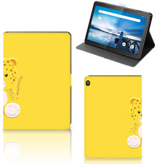 B2Ctelecom Leuk Case Lenovo Tablet M10 Hoes met Standaard Baby Leopard