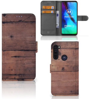 B2Ctelecom Leuk Case Motorola Moto G Pro Hoesje Old Wood