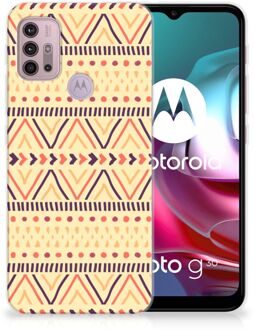 B2Ctelecom Leuk Case Motorola Moto G30 | G10 Telefoonhoesje Aztec Yellow