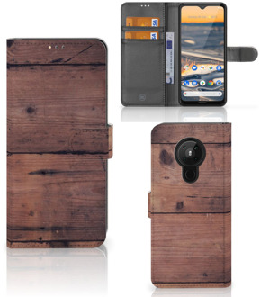 B2Ctelecom Leuk Case Nokia 5.3 Hoesje Old Wood