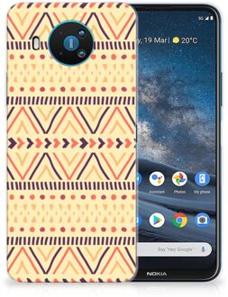 B2Ctelecom Leuk Case Nokia 8.3 Telefoonhoesje Aztec Yellow