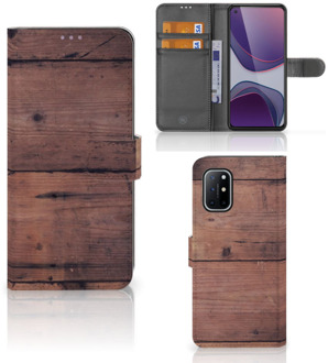 B2Ctelecom Leuk Case OnePlus 8T Hoesje Old Wood