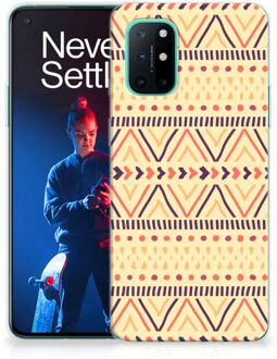 B2Ctelecom Leuk Case OnePlus 8T Telefoonhoesje Aztec Yellow