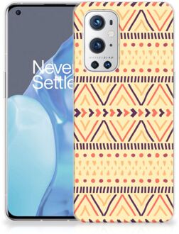 B2Ctelecom Leuk Case OnePlus 9 Pro Telefoonhoesje Aztec Yellow