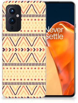 B2Ctelecom Leuk Case OnePlus 9 Telefoonhoesje Aztec Yellow