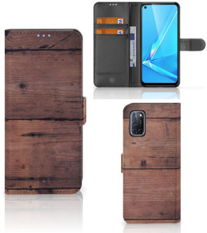 B2Ctelecom Leuk Case OPPO A72 | OPPO A52 Hoesje Old Wood