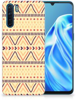 B2Ctelecom Leuk Case OPPP A91 Telefoonhoesje Aztec Yellow