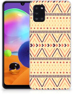 B2Ctelecom Leuk Case Samsung Galaxy A31 Telefoonhoesje Aztec Yellow