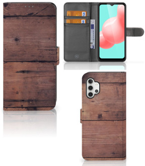 B2Ctelecom Leuk Case Samsung Galaxy A32 5G Hoesje Old Wood