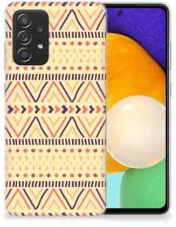 B2Ctelecom Leuk Case Samsung Galaxy A52 (5G/4G) Telefoonhoesje Aztec Yellow