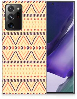 B2Ctelecom Leuk Case Samsung Galaxy Note20 Ultra Telefoonhoesje Aztec Yellow